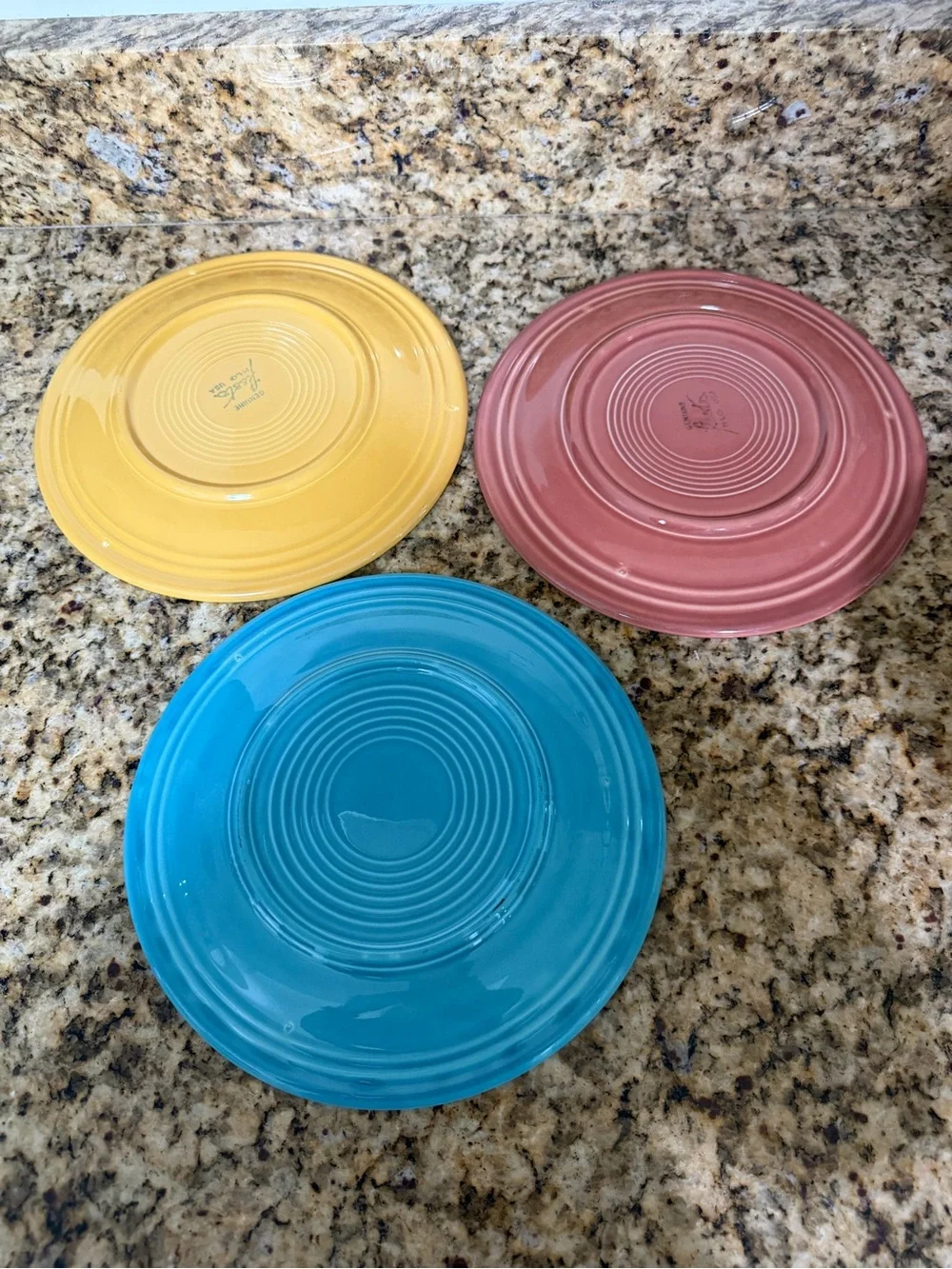 Fiesta fiestaware plates - set of 3 - Picture 7 of 7
